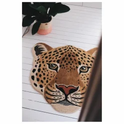 Online Tapis tête de léopard en laine Himani | Enfant Tapis|Tapis Enfant