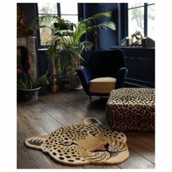 Online Tapis tête de léopard en laine Himani | Enfant Tapis|Tapis Enfant