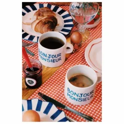 Online Anna + Nina Tasse Bonjour Monsieur | Bleu