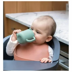 Clearance Tasse d'apprentissage en silicone | Tasses Et Gobelets D'Apprentissage|Premiers Repas