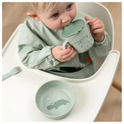 Done by deer Tasse d'apprentissage Happy Dots | Vert