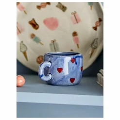 Discount Bloomingville Mini Tasse en céramique Nini | Bleu
