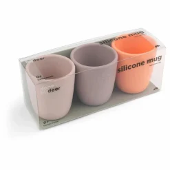 Enfant Done by deer Vaisselle Enfant*Tasse en silicone - Set de 3 |