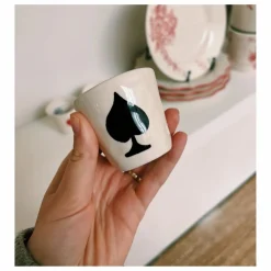 Anna + Nina Tasse espresso Ace of Spades || Art De La Table