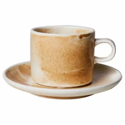 HKliving Art De La Table*Tasse et soucoupe Chef Ceramics en porcelaine |