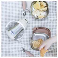 Béaba Tasse paille en inox || Tasses Et Gobelets D'Apprentissage|Premiers Repas