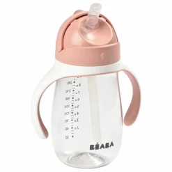 Béaba Tasse paille-300 ml | Vieux Rose