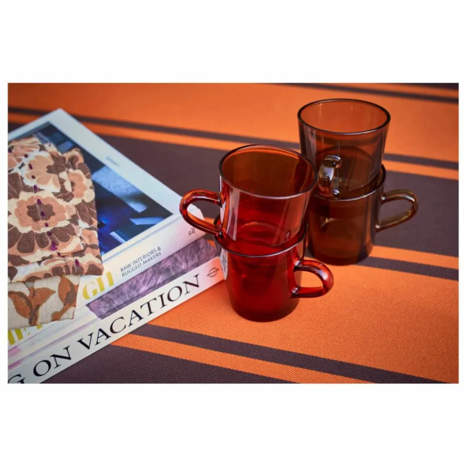 HKliving Art De La Table*Tasses à café 70's - Set de 4 |
