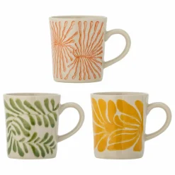 Bloomingville Art De La Table*Tasses Fauni en grès - Set de 3 |