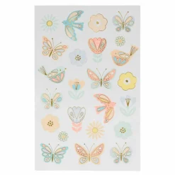 Meri Meri Tatouages temporaires Oiseaux et papillons|Enfant Soins Du Corps|Soins Du Corps