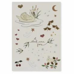 Clearance Tatouages temporaires Swan Enfant Soins Du Corps|Soins Du Corps