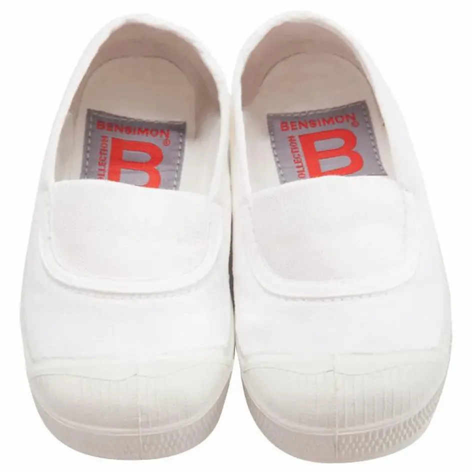 Bensimon Tennis Elastique Vegan | Blanc