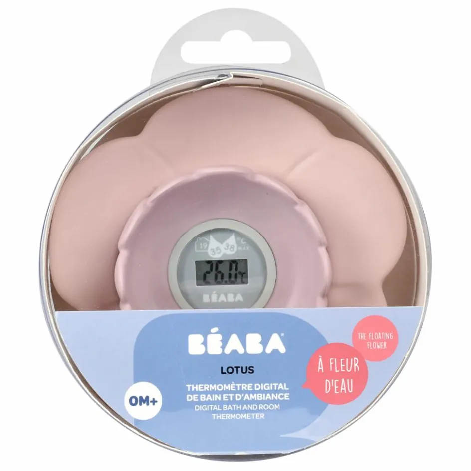 Béaba Thermomètre de bain Lotus | Rose