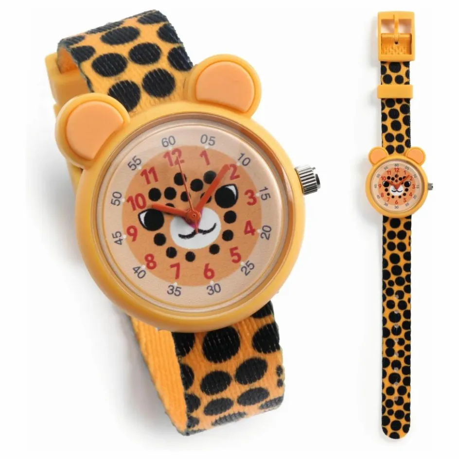 Sale Djeco TICLOCK - Montre Guépard | Orange