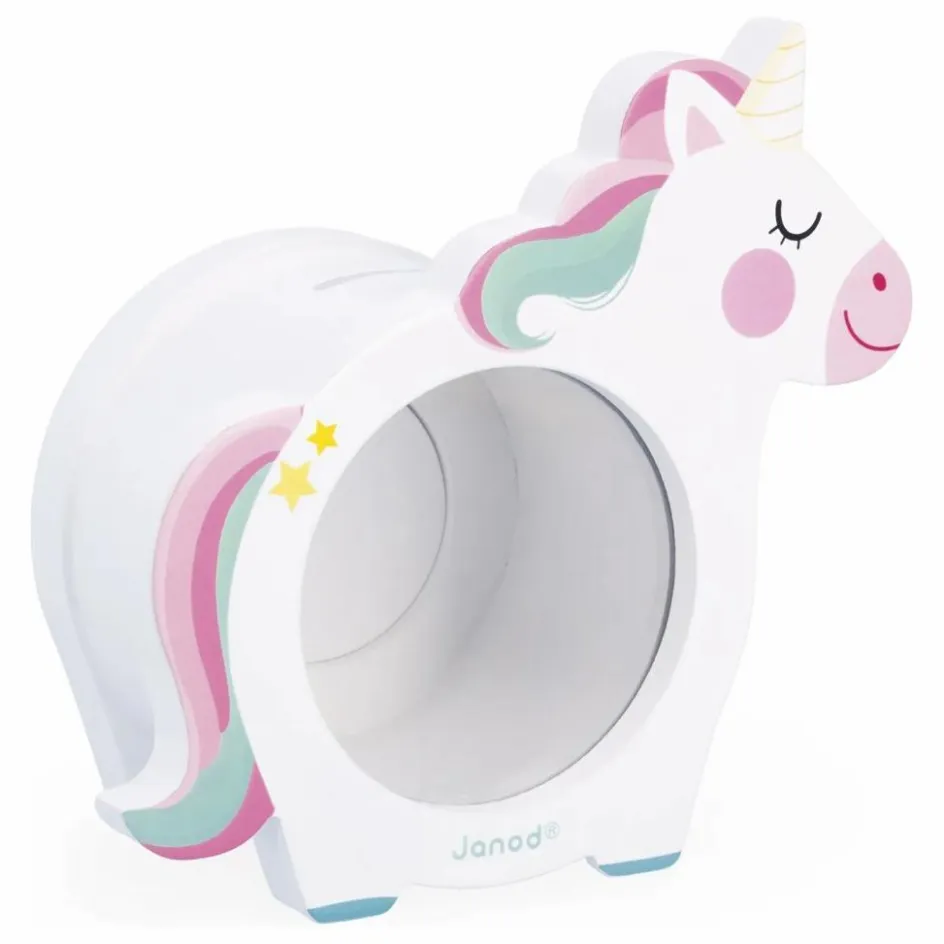Sale Janod Tirelire Licorne Multicolore