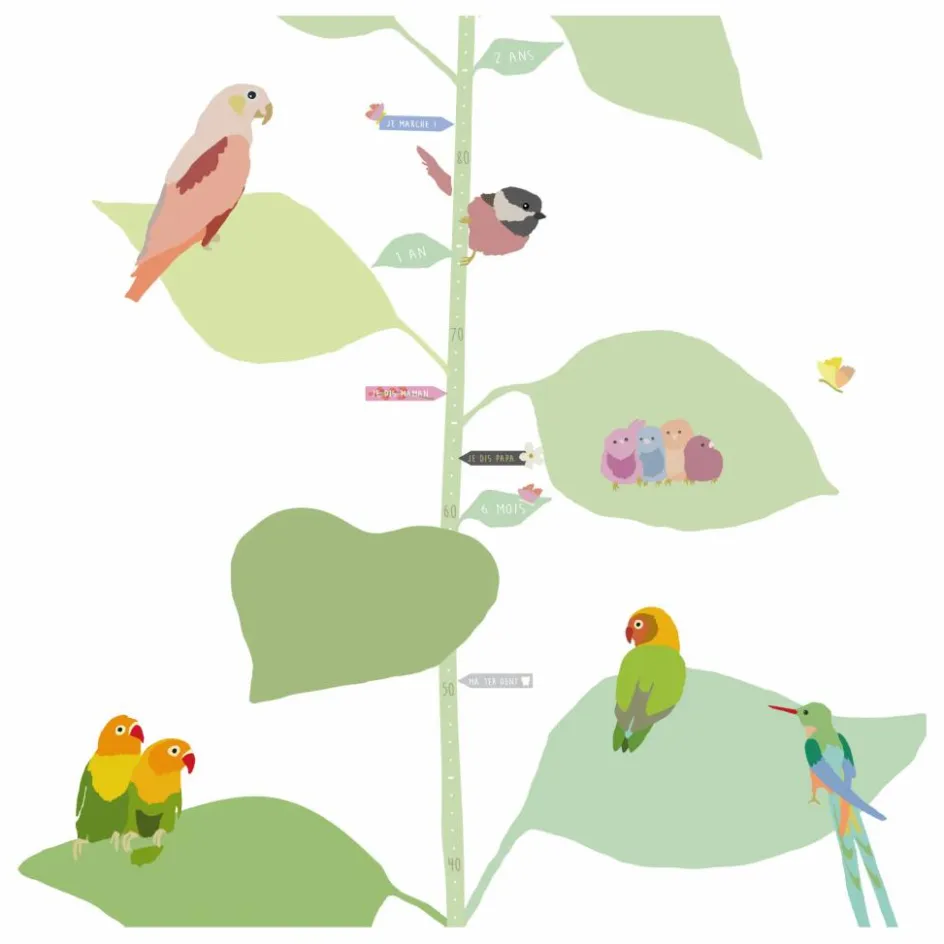 Outlet Toise With The Birds - FR Enfant Décoration Murale|Déco Murale Enfant
