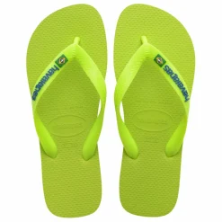 Sale Havaianas Tongs Brasil Logo Néon | Vert