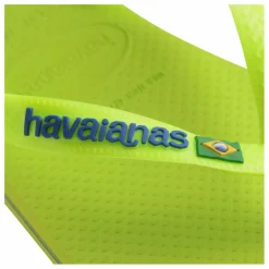 Sale Havaianas Tongs Brasil Logo Néon | Vert