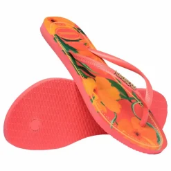 Havaianas Tongs Slim Tropical ||Femme Sandales, Espadrilles|Sandales, Espadrilles