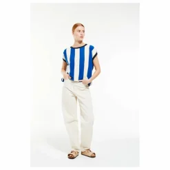 Sale Mapoésie Top Maille Buren Marin | Bleu