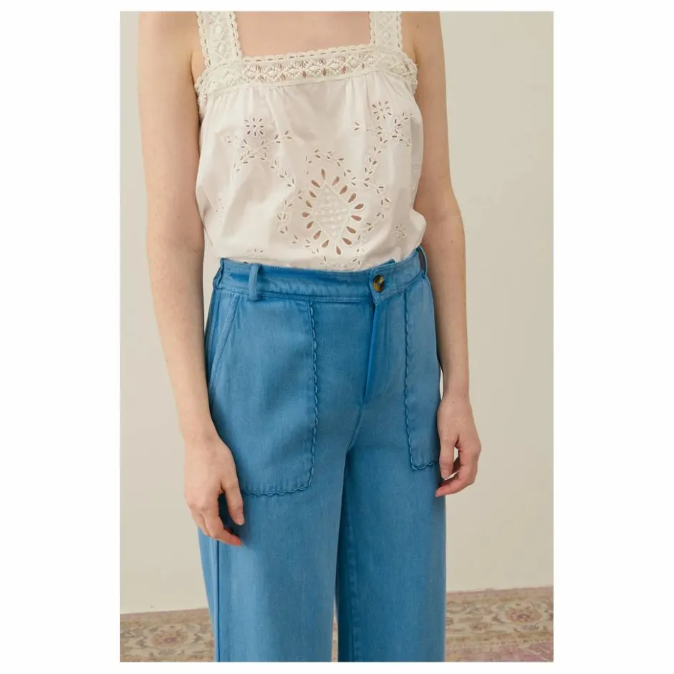 Louise Misha Top Paradine Coton Bio - Collection Femme ||Femme Blouses, Chemises