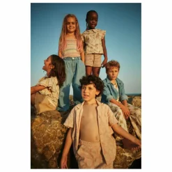 Enfant Coco au Lait Blouses, T-Shirts*Top Rayé Coton Bio |
