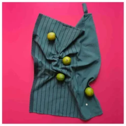 La cerise sur le gâteau Linge De Table|Art De La Table*Torchon rayé en coton bio Piero |