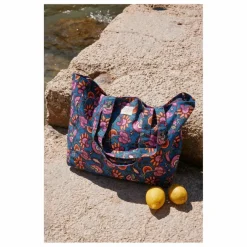 Clearance Louise Misha Tote Bag Beverly Coton Bio - Collection Femme | Bleu foncé