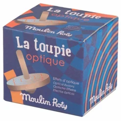 Discount Moulin Roty Toupie optique en bois Multicolore