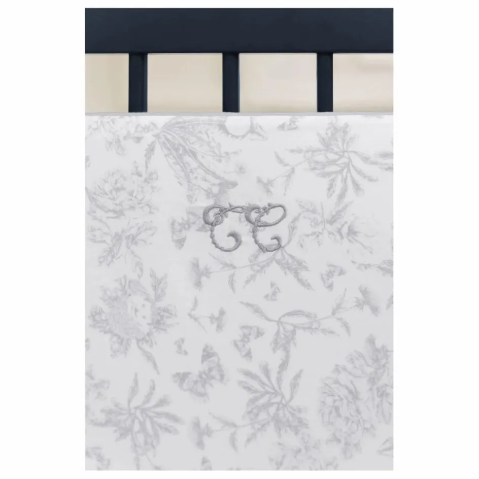Tartine et Chocolat Tour de lit Toile de Jouy | Gris