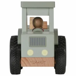 Little Dutch Tracteur avec remorque en bois FSC - Little Farm| Garages, Circuits