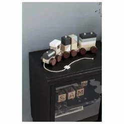 Online Kid's Concept Train avec cubes empilables en bois Multicolore