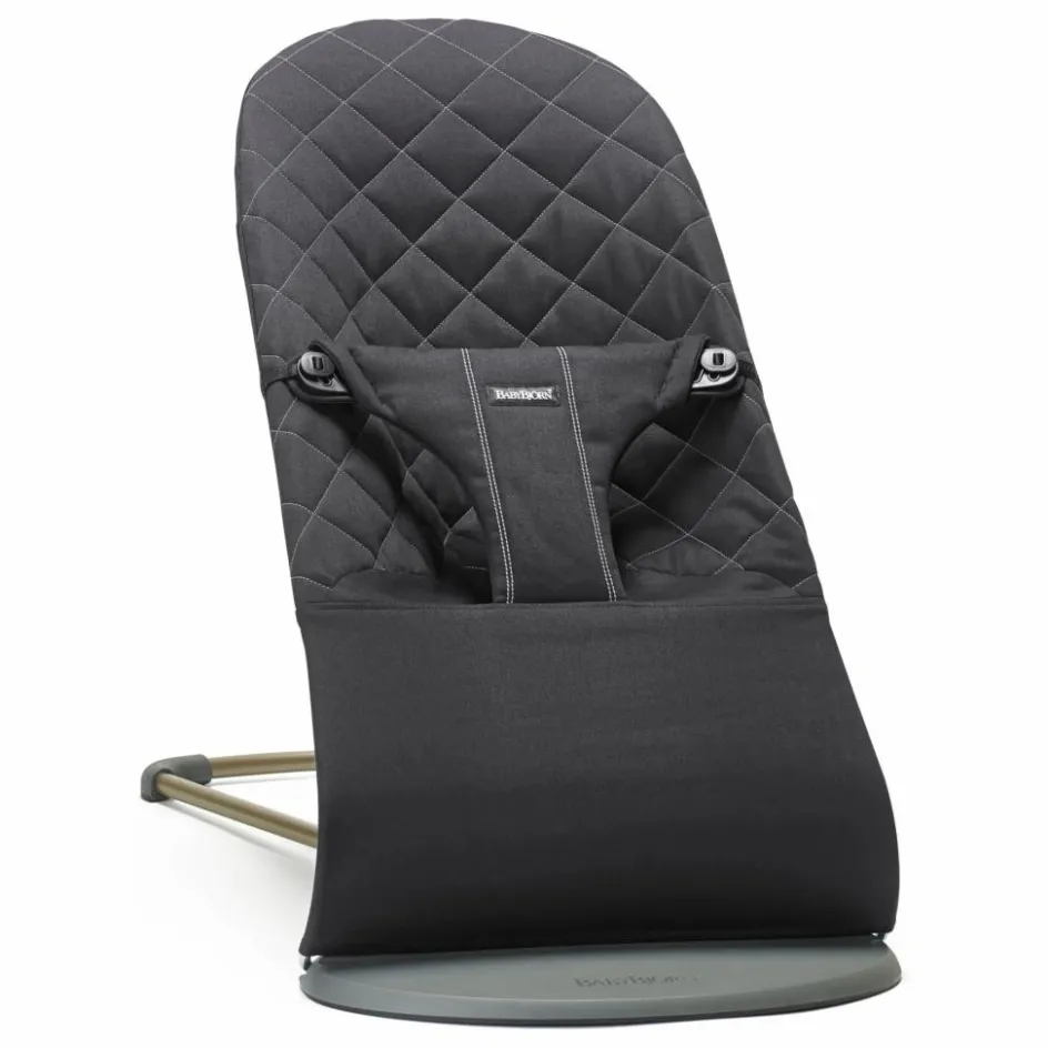 Discount BabyBjörn Transat Bliss en coton matelassé | Noir