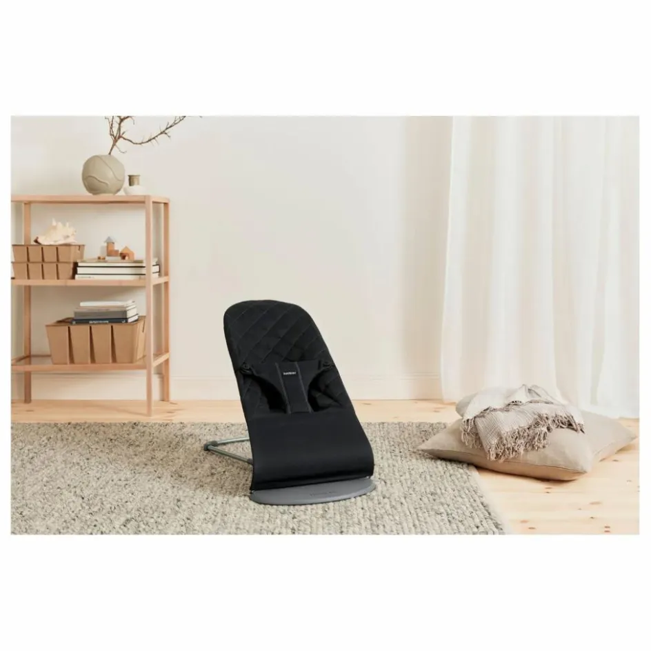 Discount BabyBjörn Transat Bliss en coton matelassé | Noir