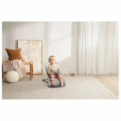 Discount BabyBjörn Transat Bliss en jersey tissé chiné | Gris clair