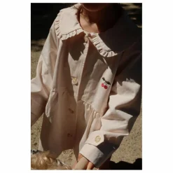 Konges Sløjd Trench Cerise ||Enfant Manteaux, Blousons, Pilotes|Manteaux, Blousons