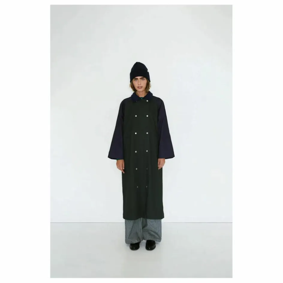 Online The Tiny Big Sister Trench Color Block | Vert kaki