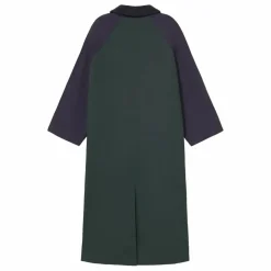 Online The Tiny Big Sister Trench Color Block | Vert kaki