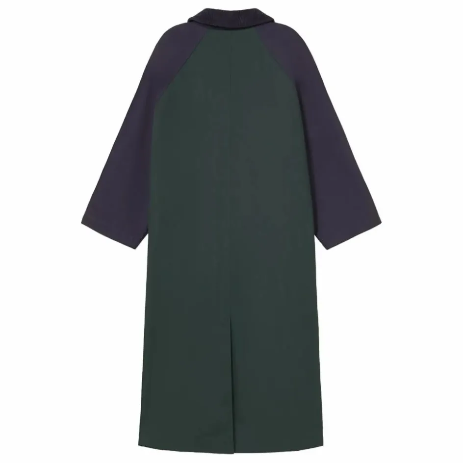 Online The Tiny Big Sister Trench Color Block | Vert kaki
