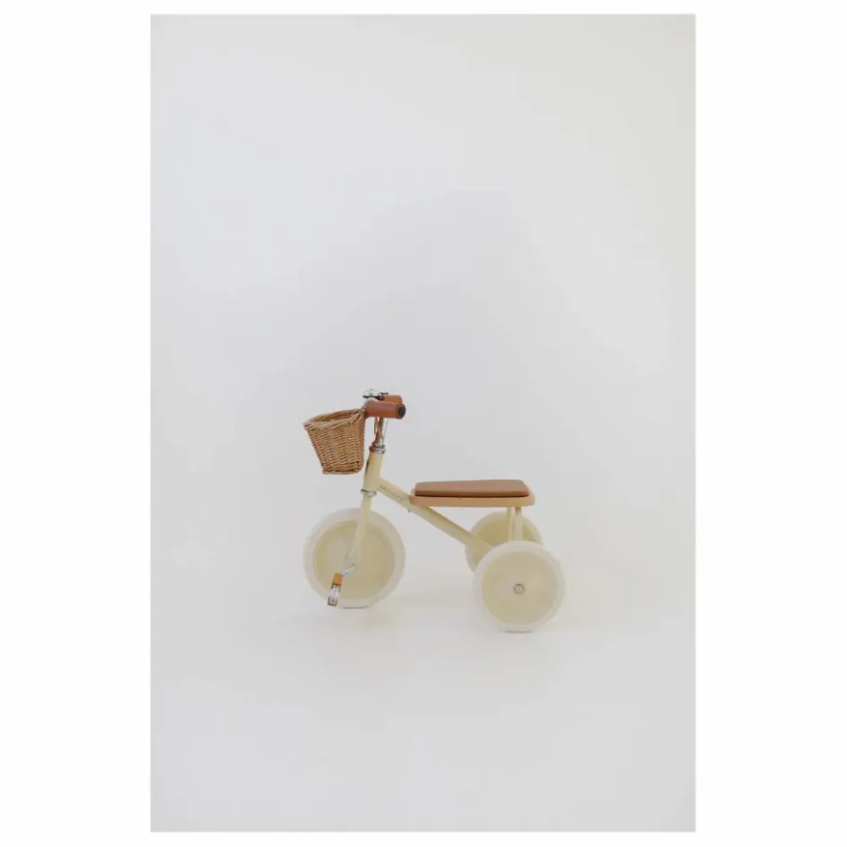 Outlet Banwood Tricycle en métal et bois | Crème