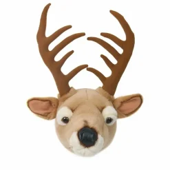 New Trophée peluche Cerf Enfant Décoration Murale|Déco Murale Enfant