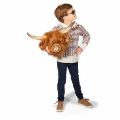 Enfant Wild & Soft Décoration Murale|Déco Murale Enfant*Trophée Vache Ecosse