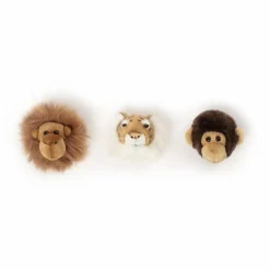 Enfant Wild & Soft Décoration Murale|Déco Murale Enfant*Trophées Jungle - Set de 3