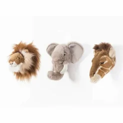 Sale Trophées Safari - Set de 3 Enfant Décoration Murale|Déco Murale Enfant