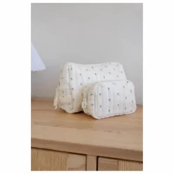 Hot Trousse de maquillage Periwinkle en coton bio | Femme Accessoires