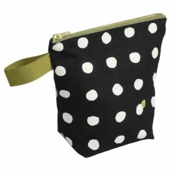 Homme/Femme La cerise sur le gâteau Voyage, Outdoor|Soins, Wellness*Trousse de toilette à pois en coton bio Mia |