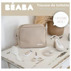 Online Béaba Trousse de toilette avec 7 accessoires | Argile