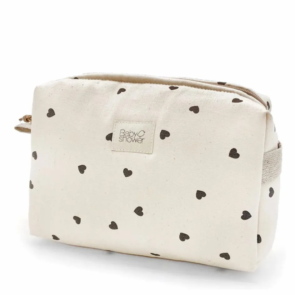 Enfant Babyshower Trousses De Toilette|Cadeau De Naissance*Trousse de toilette Camila Cœurs |