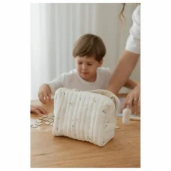 Soft Spot Trousse de toilette Daisies en coton bio ||Enfant/Femme Trousses De Toilette|Soins Bébé Et La Beauté