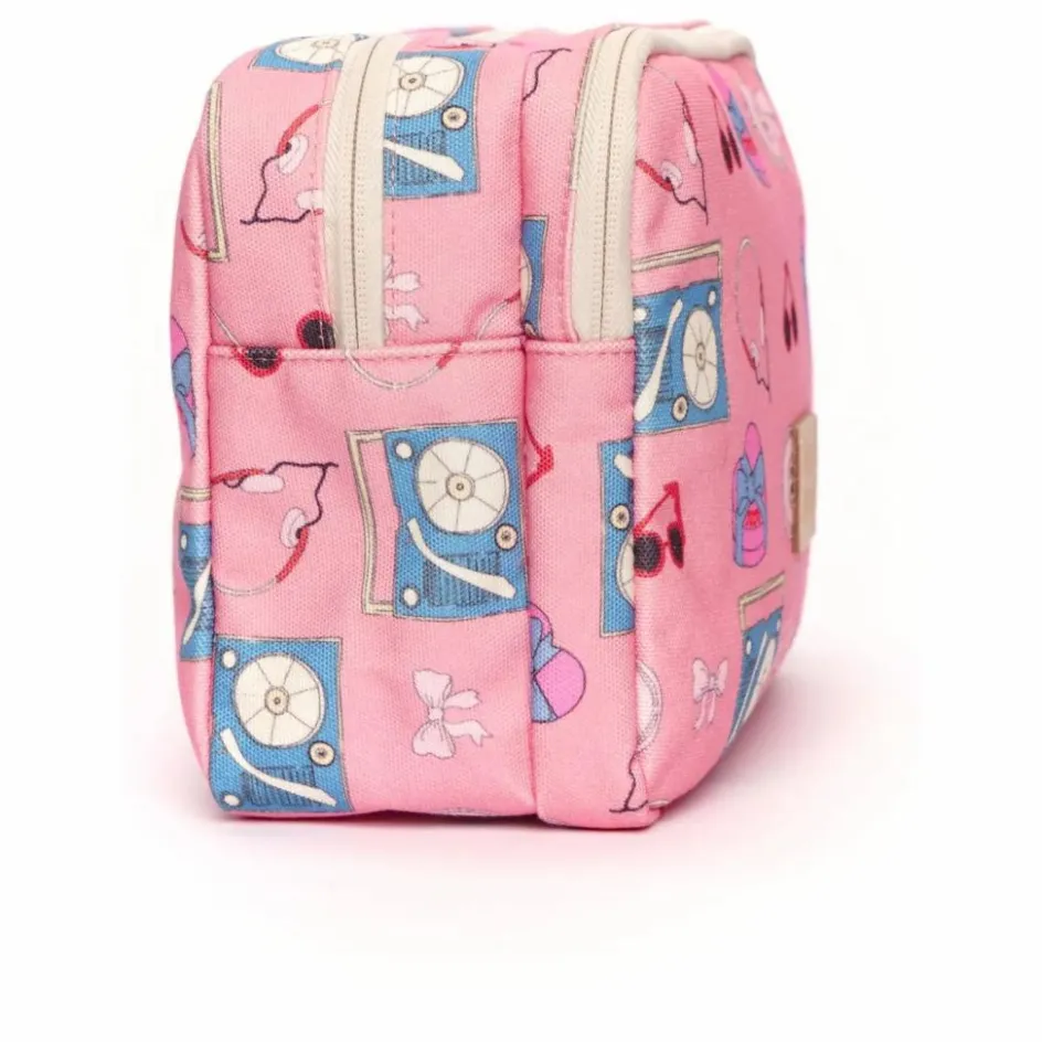 Sale JOJO FACTORY Trousse de Toilette Double Jojo Song | Rose